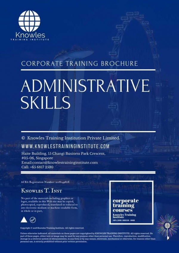 Administrative Course PhilippinesAdministrative Skills Training